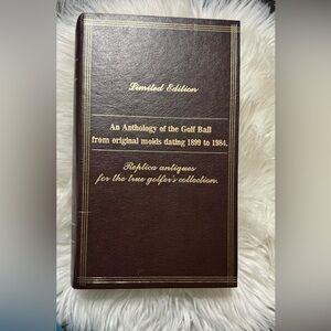 Limited Edition Anthology of Golf Ball 1899 - 1984 Golf Balls -Collectible